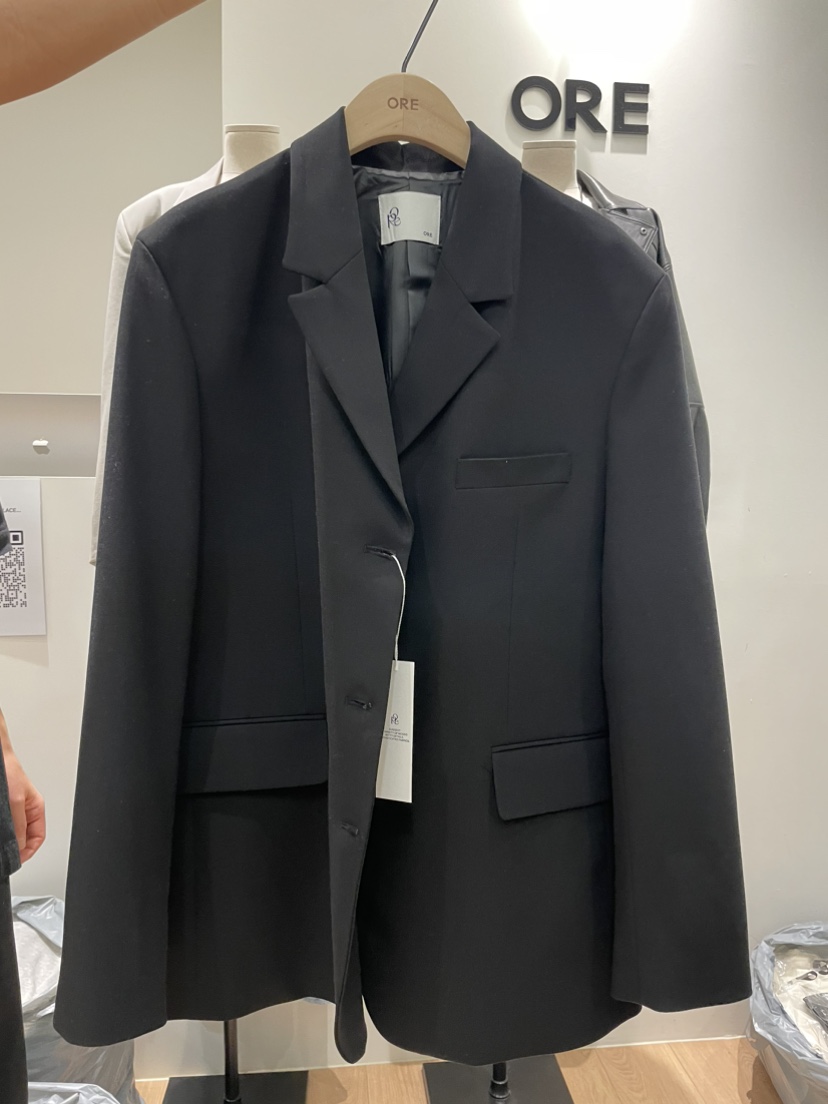 ORE-P東大門實拍女士新品真品熱賣時尚休閑26春夏夾克羊毛ORE夾克圖色2