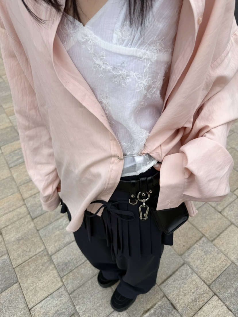 GLITTER韓國代購女裝新品人氣休閑真品推薦職業襯衫蕾絲衫GLITTER襯衫/蕾絲衫