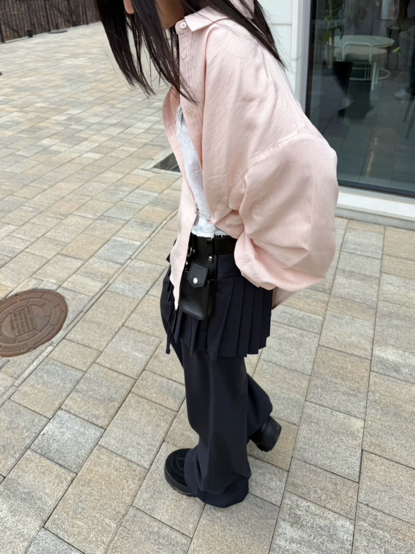 GLITTER韓國代購女裝新品人氣休閑真品推薦職業襯衫蕾絲衫GLITTER襯衫/蕾絲衫