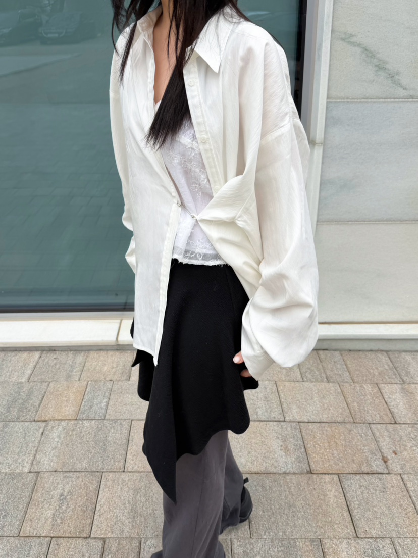 GLITTER韓國代購女裝新品人氣休閑真品推薦職業襯衫蕾絲衫GLITTER襯衫/蕾絲衫