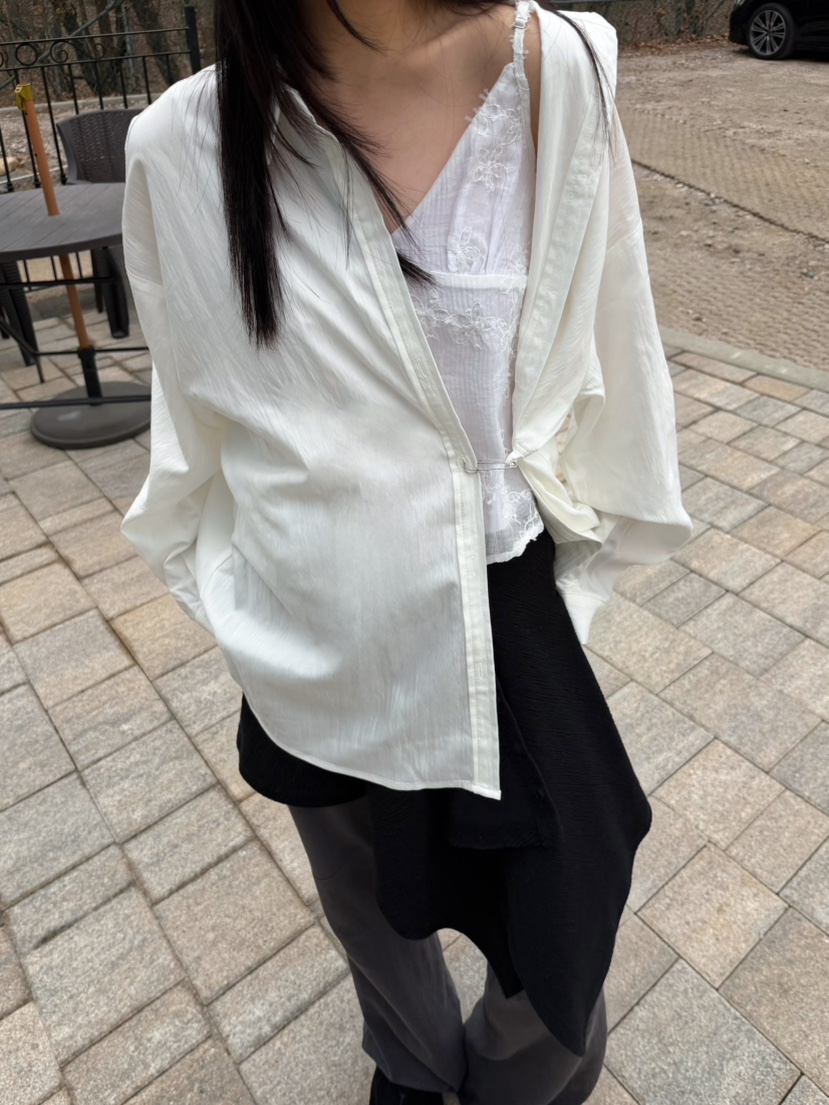 GLITTER韓國代購女裝新品人氣休閑真品推薦職業襯衫蕾絲衫GLITTER襯衫/蕾絲衫