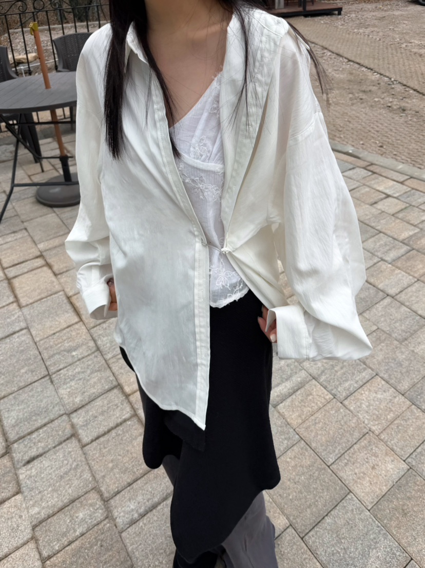 GLITTER韓國代購女裝新品人氣休閑真品推薦職業襯衫蕾絲衫GLITTER襯衫/蕾絲衫