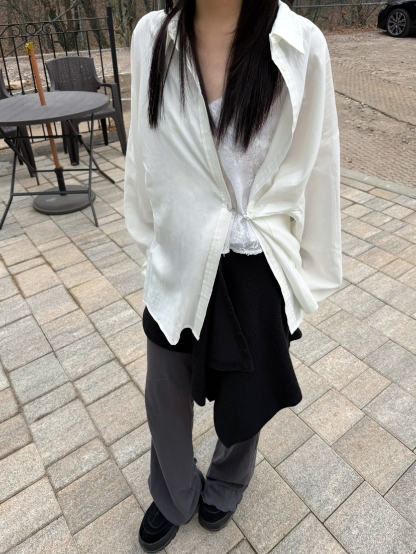 GLITTER韓國代購女裝新品人氣休閑真品推薦職業襯衫蕾絲衫GLITTER襯衫/蕾絲衫