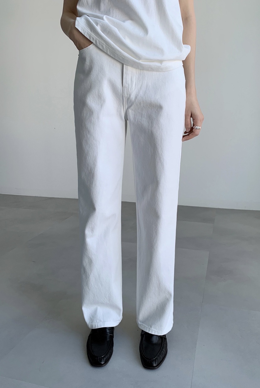 LE VASE東大門實拍女士新品推薦職業真品時尚26春夏牛仔褲LE VASE牛仔褲