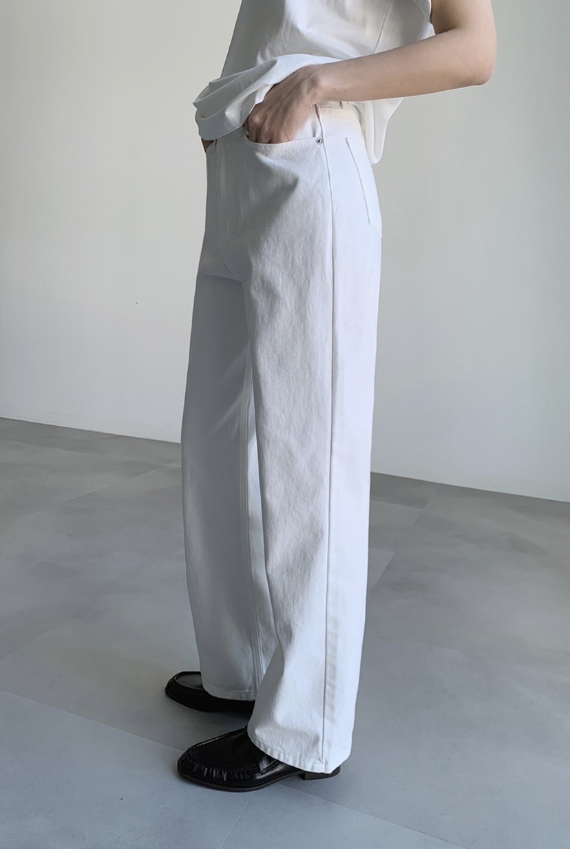 LE VASE東大門實拍女士新品推薦職業真品時尚26春夏牛仔褲LE VASE牛仔褲