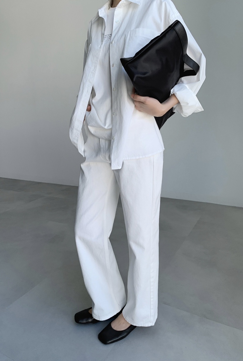 LE VASE東大門實拍女士新品推薦職業真品時尚26春夏牛仔褲LE VASE牛仔褲