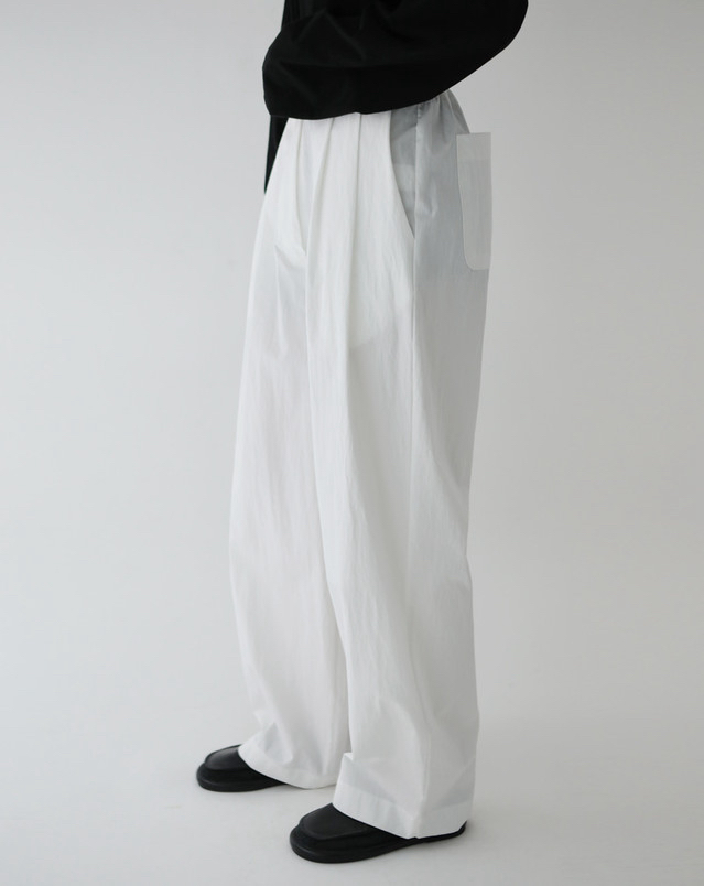 PLANTS ON GRAY韓國直郵女士新款熱賣真品休閑褲柔軟褶裥PLANTS ON GRAY休閑褲