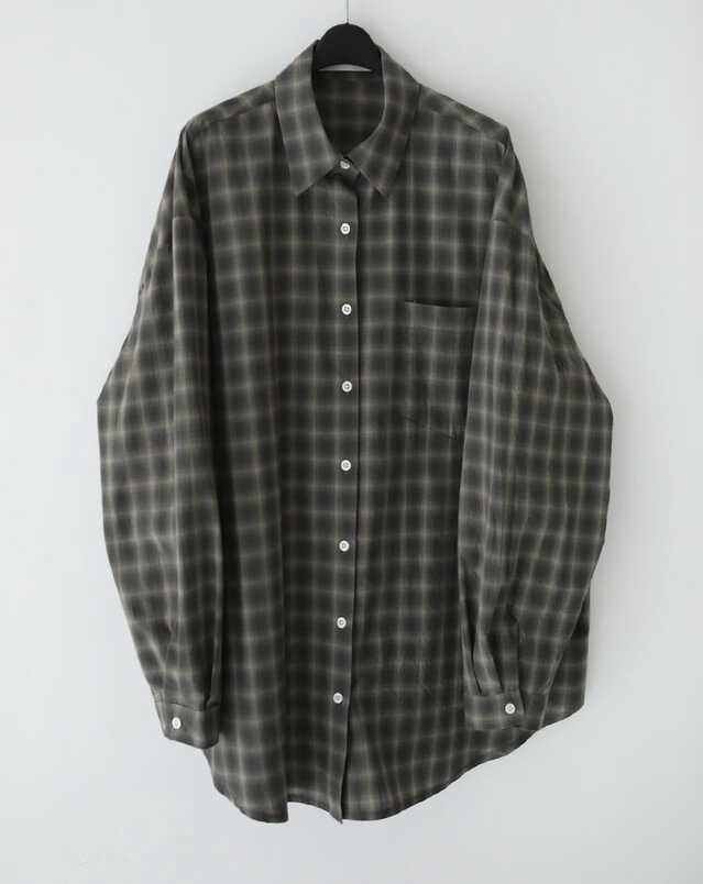 PLANTS ON GRAY韓國直郵女裝新品真品推薦襯衫蕾絲衫格子PLANTS ON GRAY襯衫/蕾絲衫