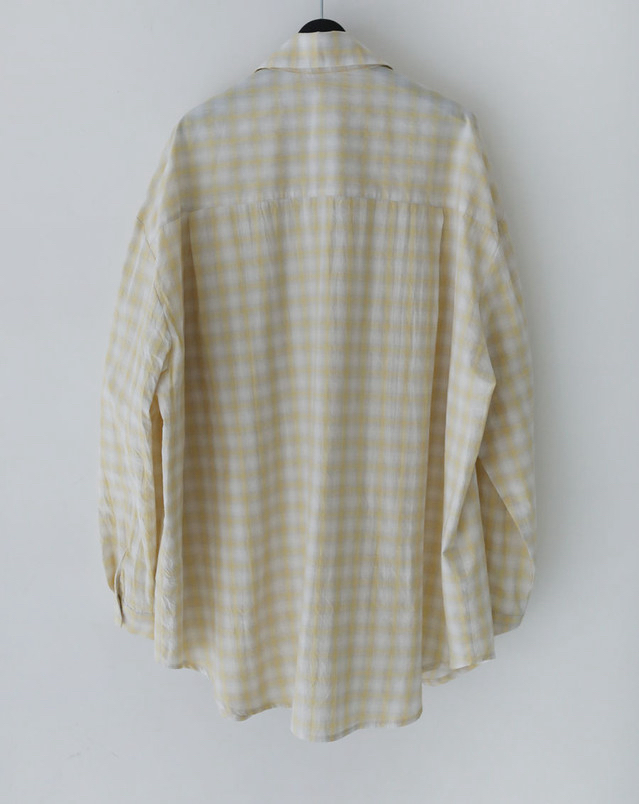 PLANTS ON GRAY韓國直郵女裝新品真品推薦襯衫蕾絲衫格子PLANTS ON GRAY襯衫/蕾絲衫