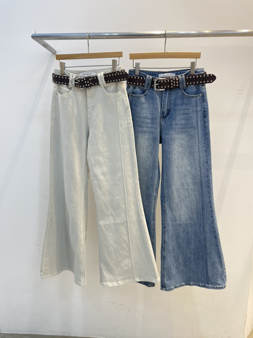 MILLIMETER韓國直郵女裝新品真品時尚熱賣牛仔褲不含腰帶MILLIMETER/MGML牛仔褲