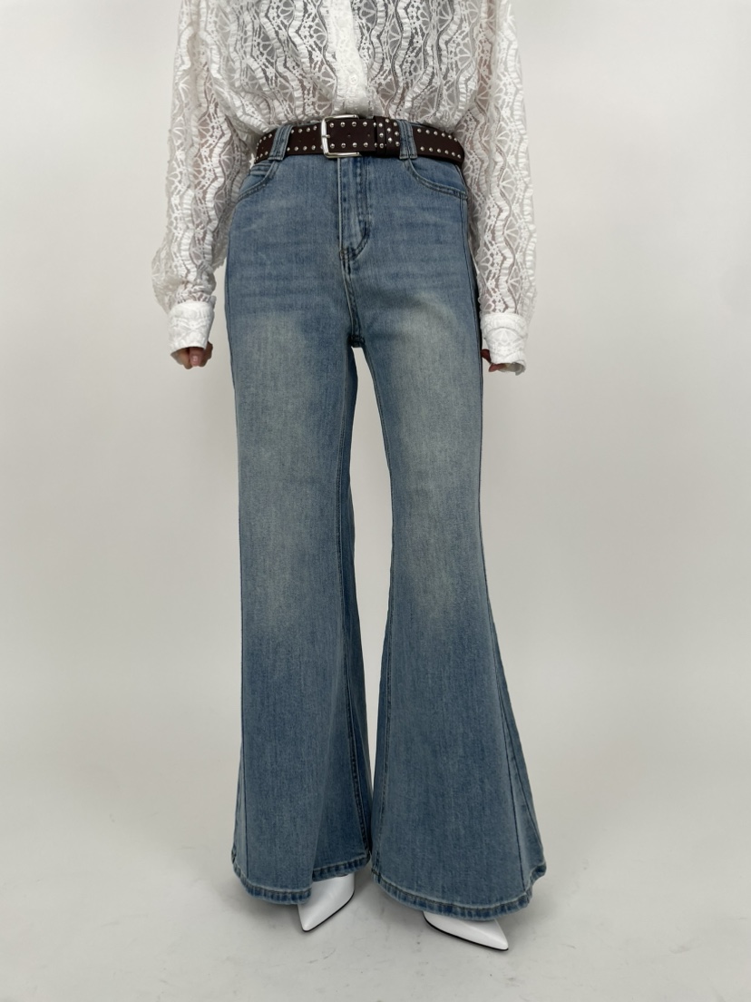 MILLIMETER韓國直郵女裝新品真品時尚熱賣牛仔褲不含腰帶MILLIMETER/MGML牛仔褲