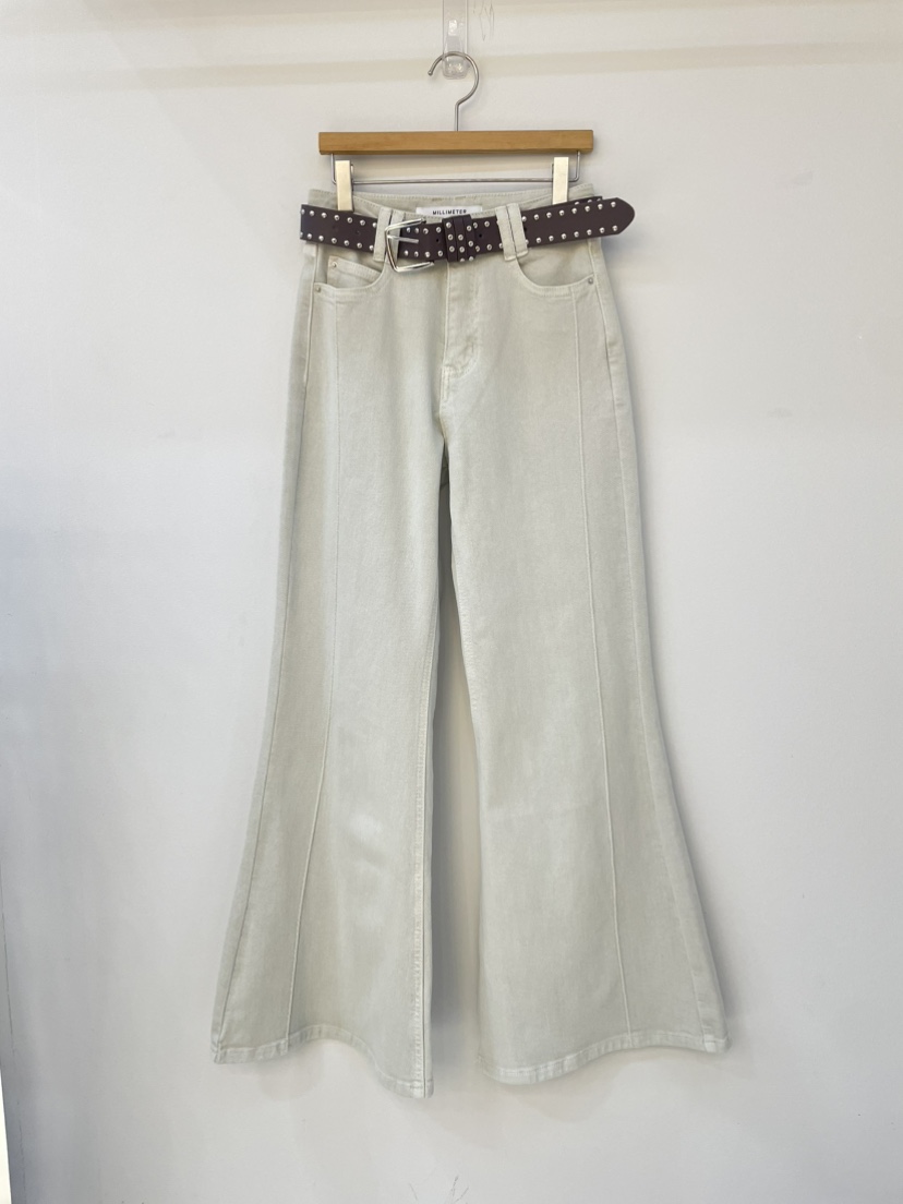 MILLIMETER韓國直郵女裝新品真品時尚熱賣牛仔褲不含腰帶MILLIMETER/MGML牛仔褲圖色2