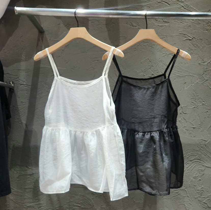 BLACK RIBBON-A東大門代購女裝新品26春夏時尚吊帶背心BLACK RIBBON-A吊帶/背心