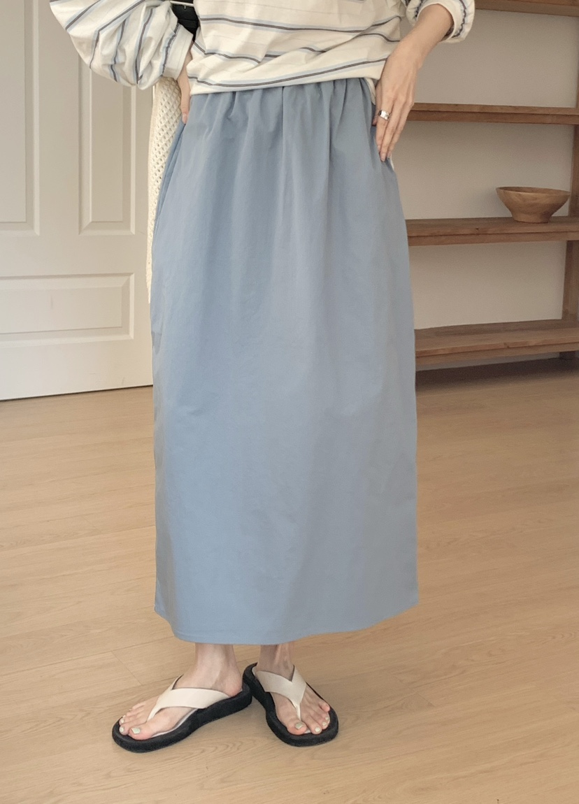 PLANTS ON GRAY東大門實拍女裝新款真品職業休閑長裙棉PLANTS ON GRAY長裙圖色1