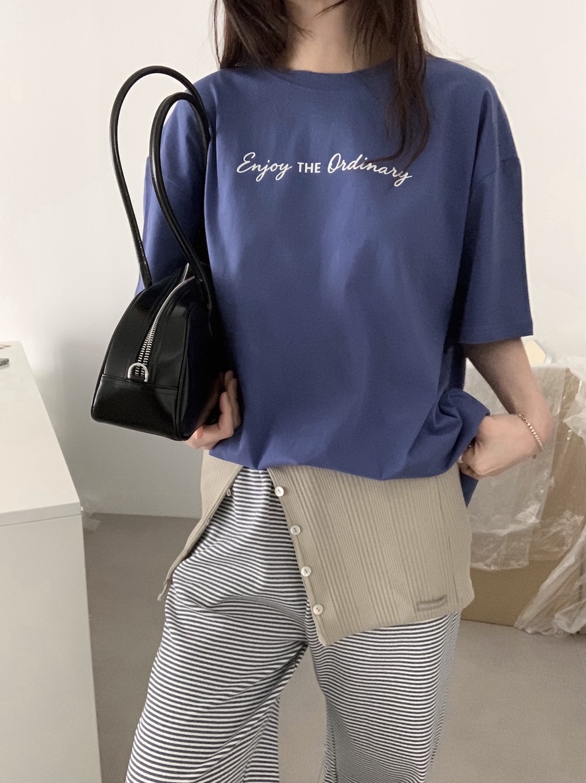 PLANTS ON GRAY東大門代購女士新款真品26春夏熱賣推薦T恤PLANTS ON GRAYT恤圖色2