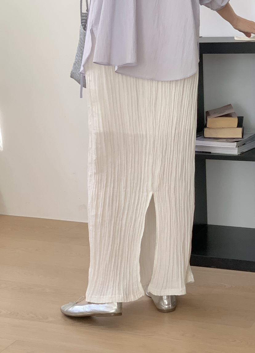 PLANTS ON GRAY韓國代購女裝新款26春夏時尚休閑職業長裙PLANTS ON GRAY長裙