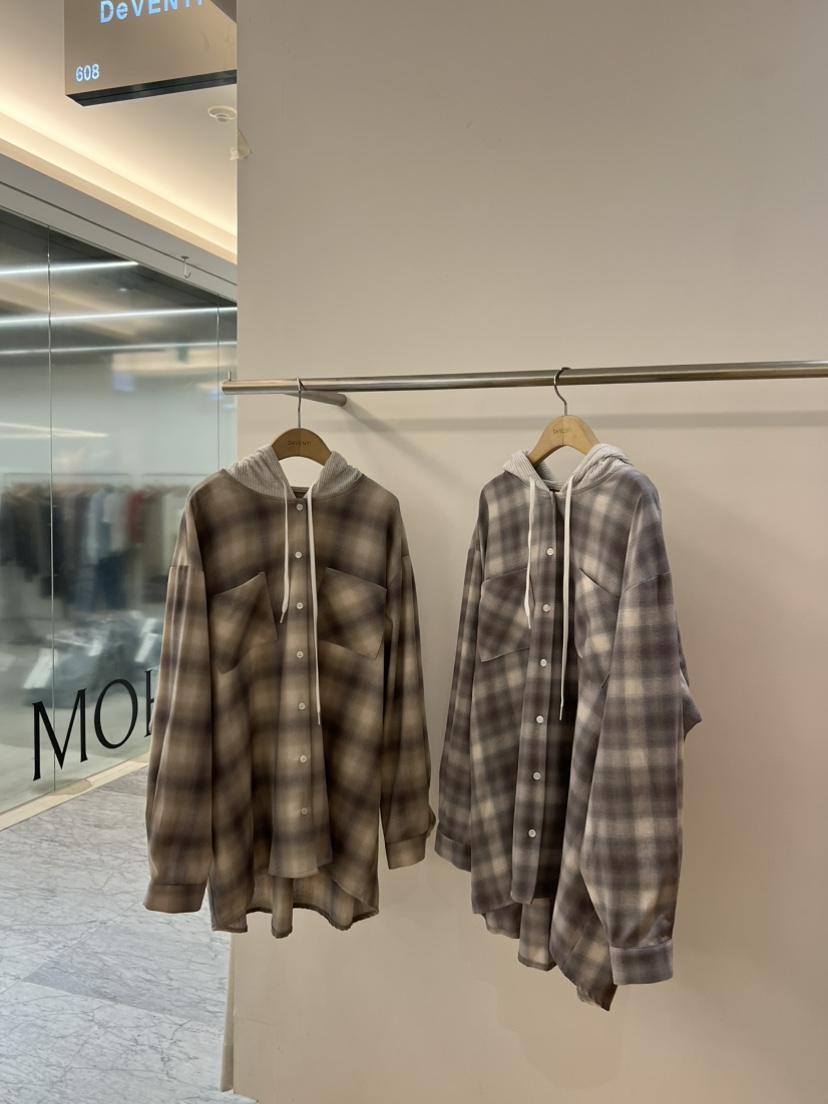 DE VENTI東大門代購女士新款人氣26春夏襯衫蕾絲衫連帽衫DE VENTI襯衫/蕾絲衫