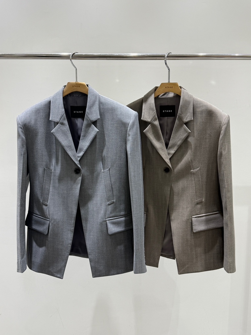 STAGE韓國代購女士新品26春夏人氣職業休閑推薦熱賣時尚夾克STAGE夾克