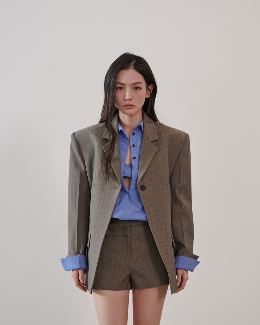 STAGE韓國代購女士新品26春夏人氣職業休閑推薦熱賣時尚夾克STAGE夾克