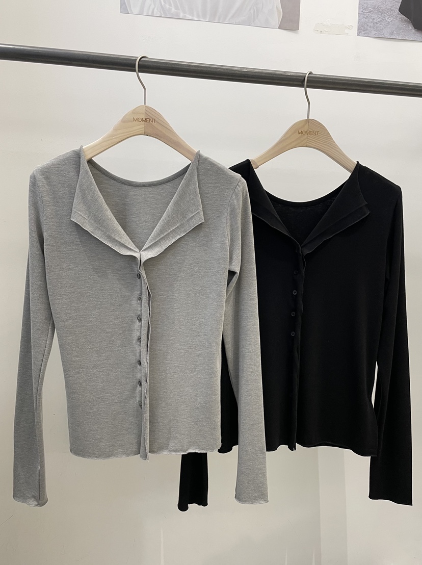 MOMENT東大門直郵女士新款26春夏休閑推薦熱賣職業長袖T恤MOMENT/RECOVER長袖T恤