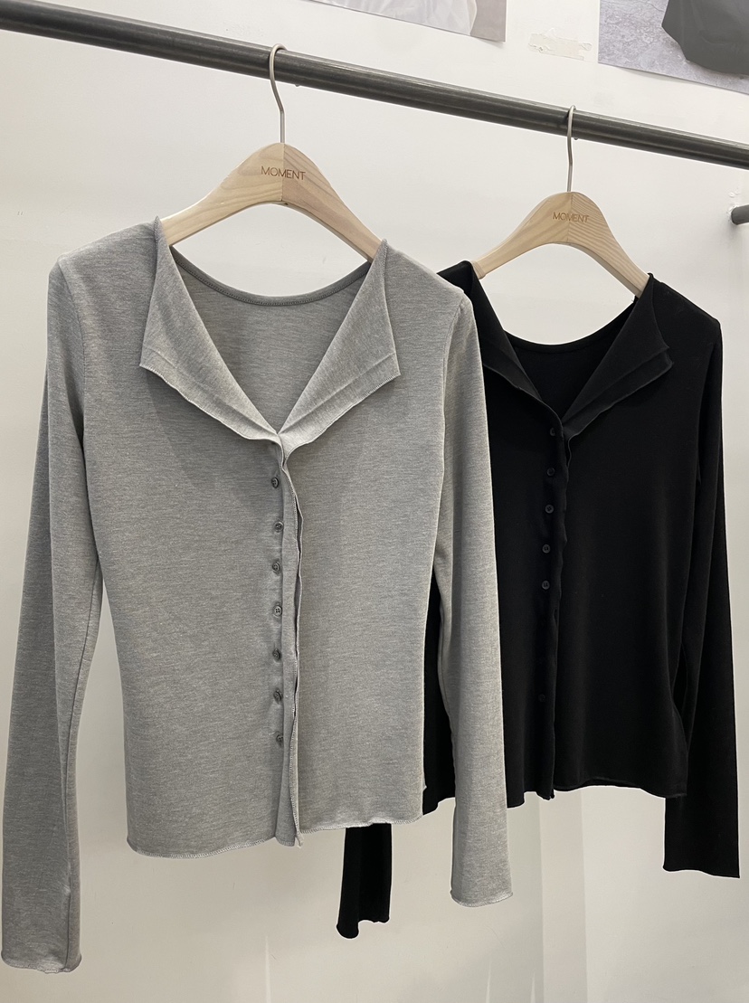 MOMENT東大門直郵女士新款26春夏休閑推薦熱賣職業長袖T恤MOMENT/RECOVER長袖T恤