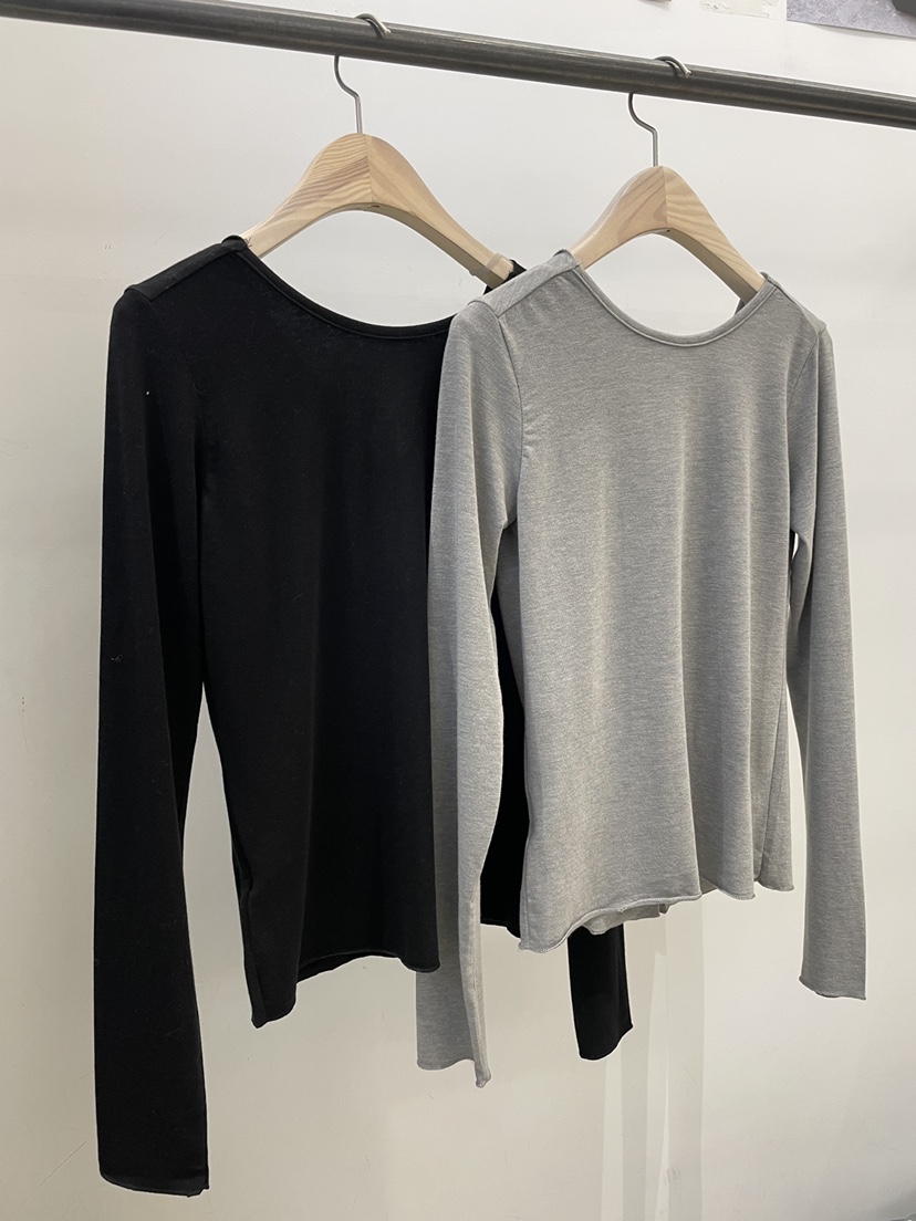 MOMENT東大門直郵女士新款26春夏休閑推薦熱賣職業長袖T恤MOMENT/RECOVER長袖T恤