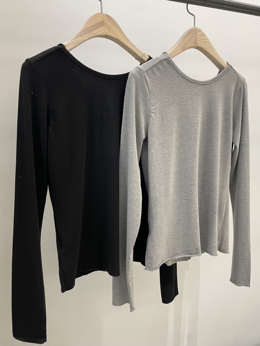 MOMENT東大門直郵女士新款26春夏休閑推薦熱賣職業長袖T恤MOMENT/RECOVER長袖T恤