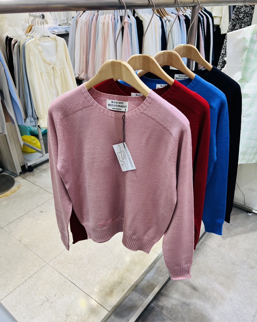 BLACK NOTE韓國代購女士新品真品時尚休閑26春夏推薦針織衫BLACK NOTE針織衫