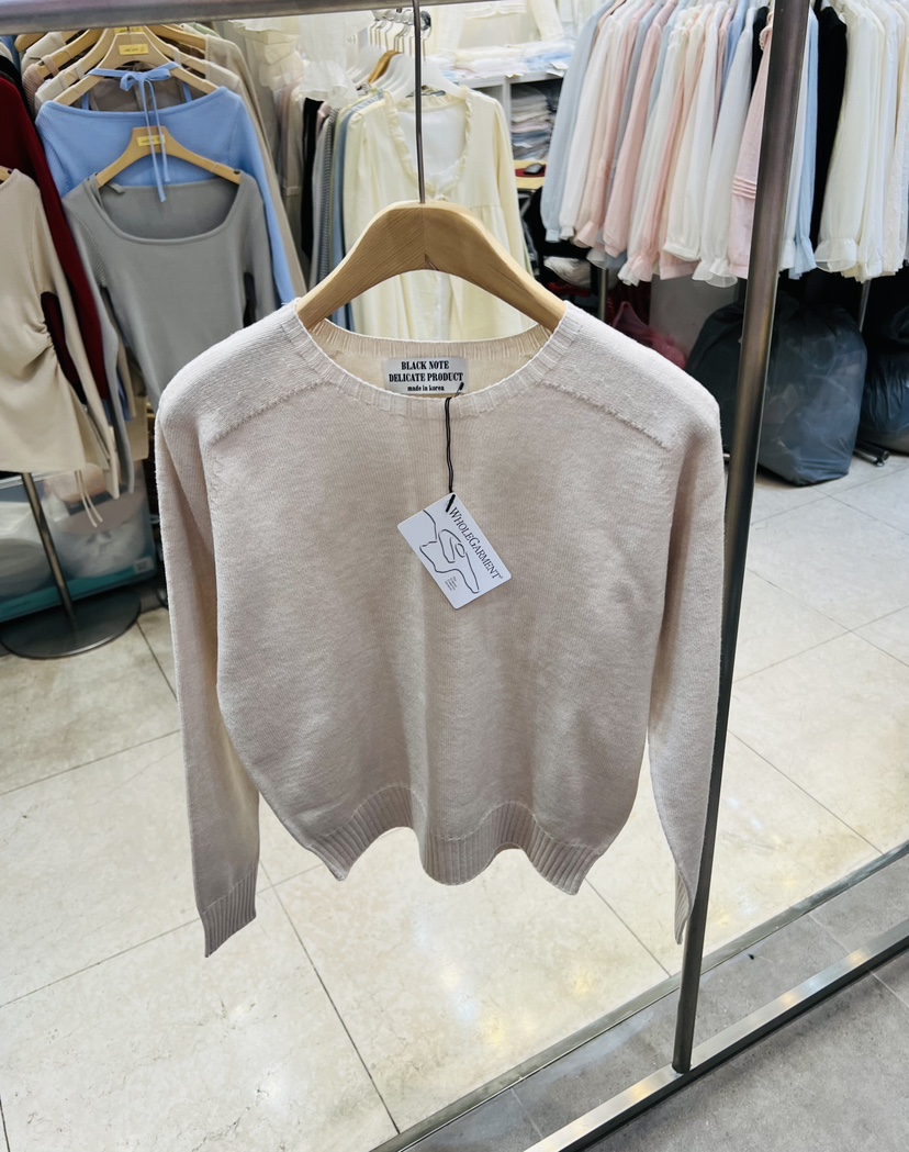 BLACK NOTE韓國代購女士新品真品時尚休閑26春夏推薦針織衫BLACK NOTE針織衫圖色2