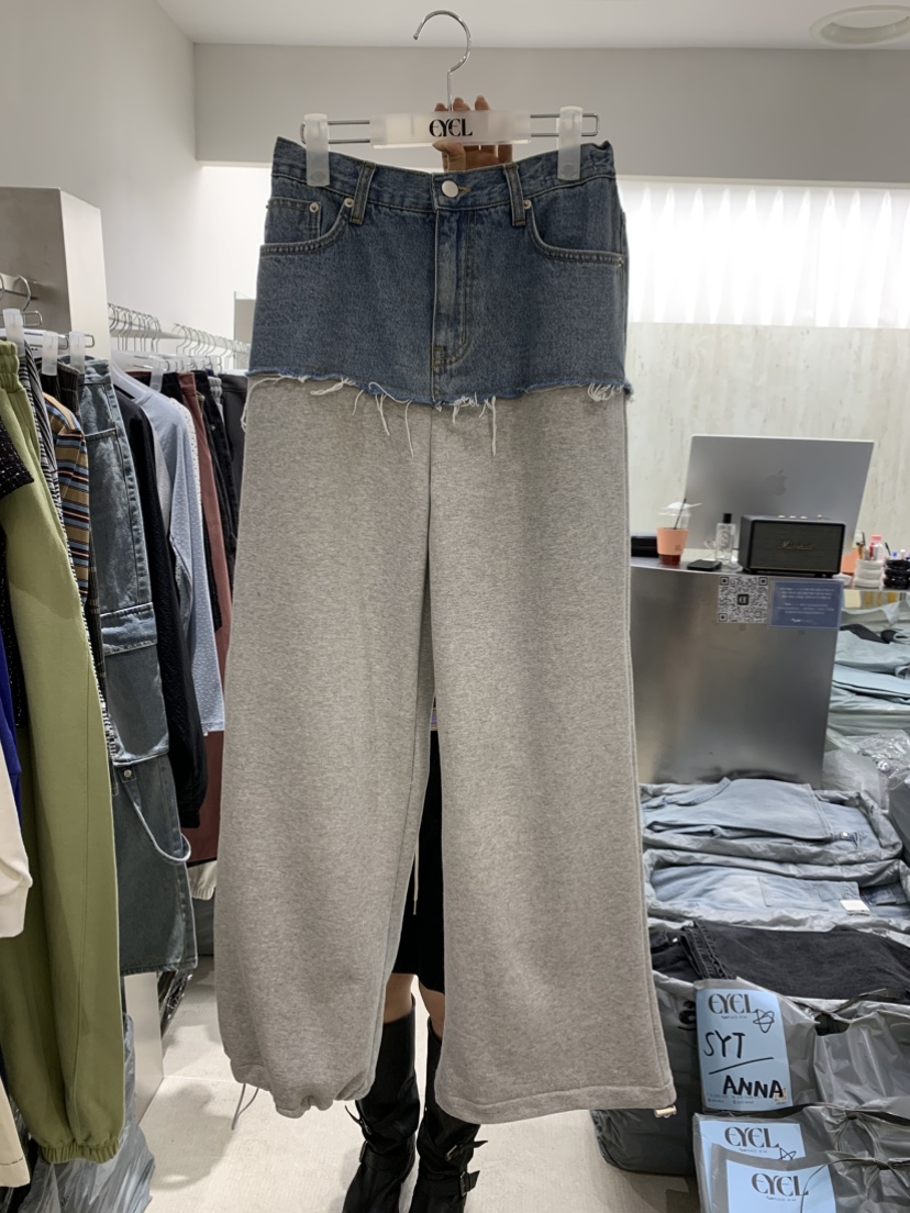 EYEL韓國直郵女士新款熱賣職業26春夏推薦真品時尚休閑褲EYEL休閑褲圖色1