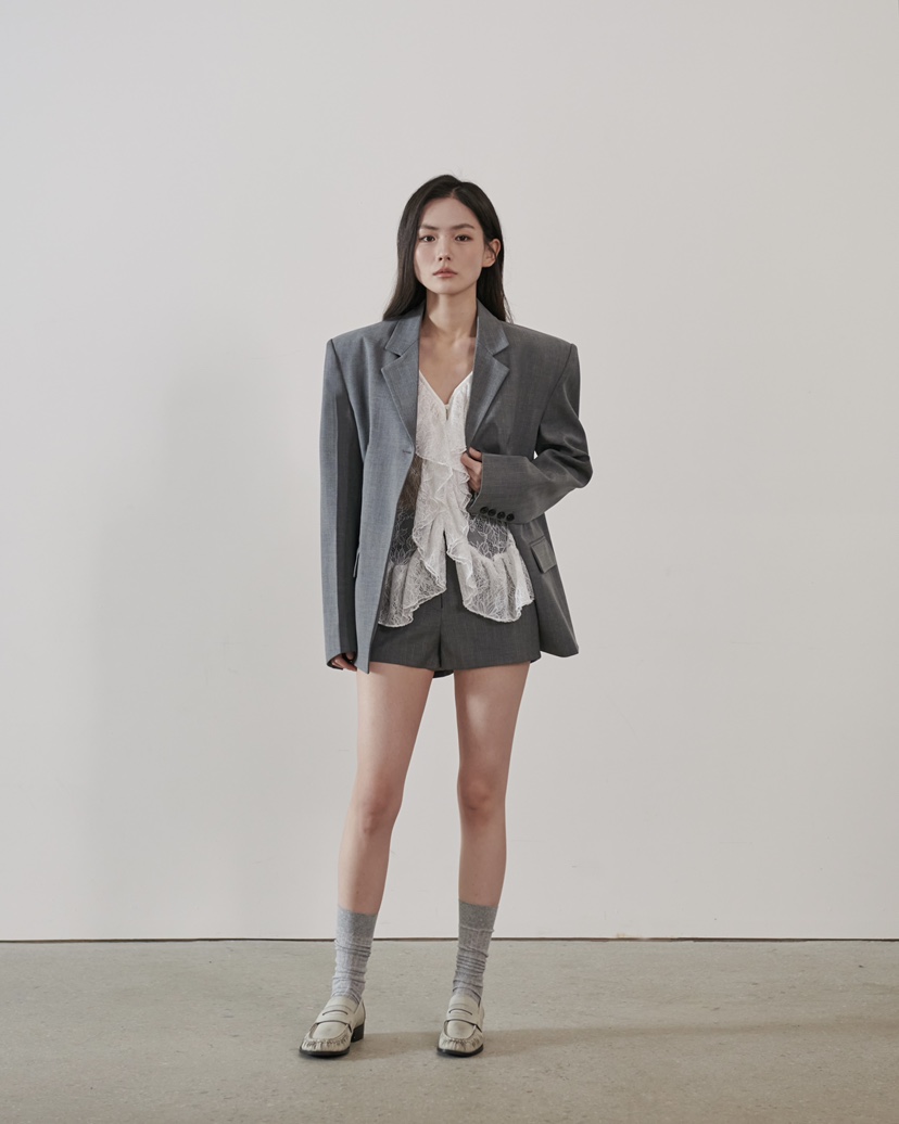 STAGE東大門代購女裝新品休閑推薦熱賣26春夏人氣襯衫蕾絲衫STAGE襯衫/蕾絲衫