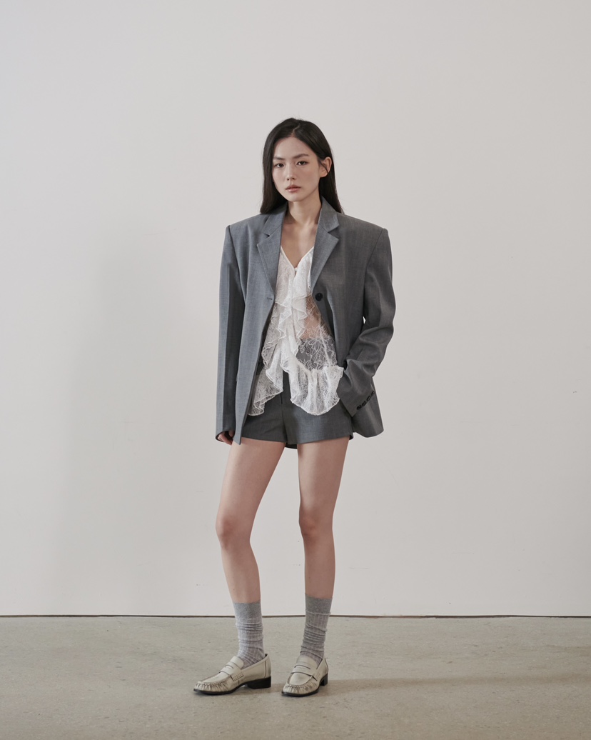 STAGE東大門代購女裝新品休閑推薦熱賣26春夏人氣襯衫蕾絲衫STAGE襯衫/蕾絲衫