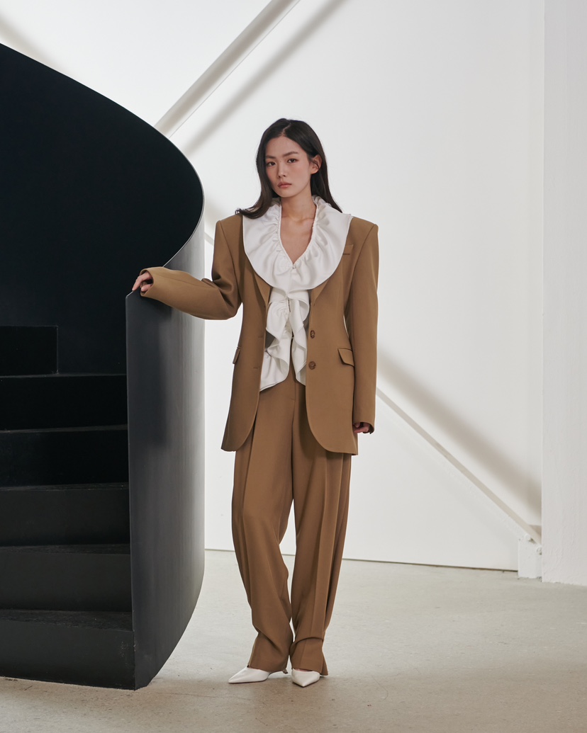 STAGE東大門代購女裝新品休閑推薦熱賣26春夏人氣襯衫蕾絲衫STAGE襯衫/蕾絲衫