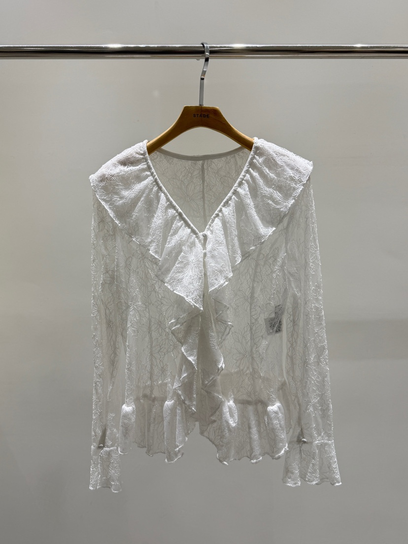 STAGE東大門代購女裝新品休閑推薦熱賣26春夏人氣襯衫蕾絲衫STAGE襯衫/蕾絲衫圖色2