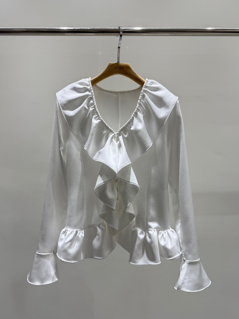 STAGE東大門代購女裝新品休閑推薦熱賣26春夏人氣襯衫蕾絲衫STAGE襯衫/蕾絲衫圖色3