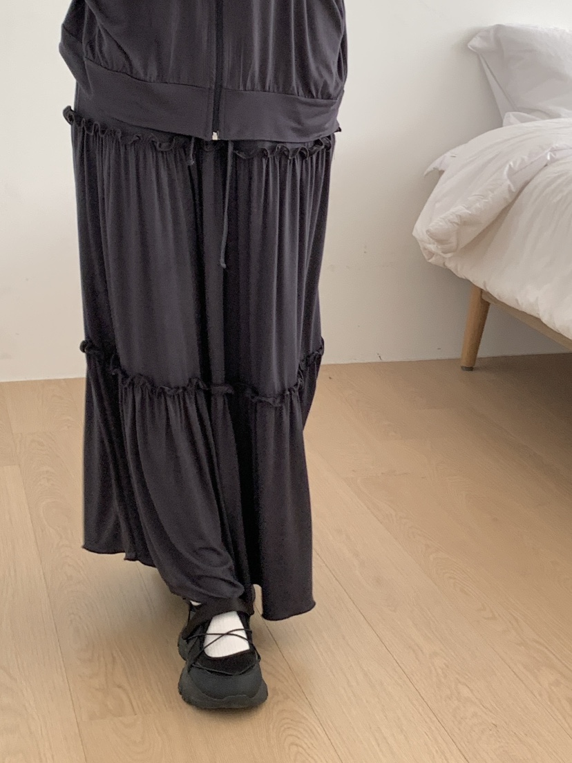 PLANTS ON GRAY東大門直郵女裝新品職業熱賣推薦長裙寬松PLANTS ON GRAY長裙