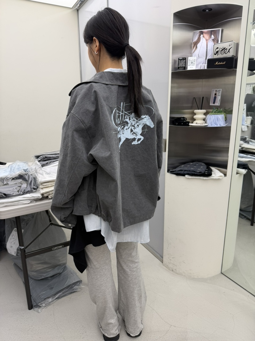 GLITTER東大門代購女裝新款真品推薦26春夏人氣熱賣時尚夾克GLITTER夾克