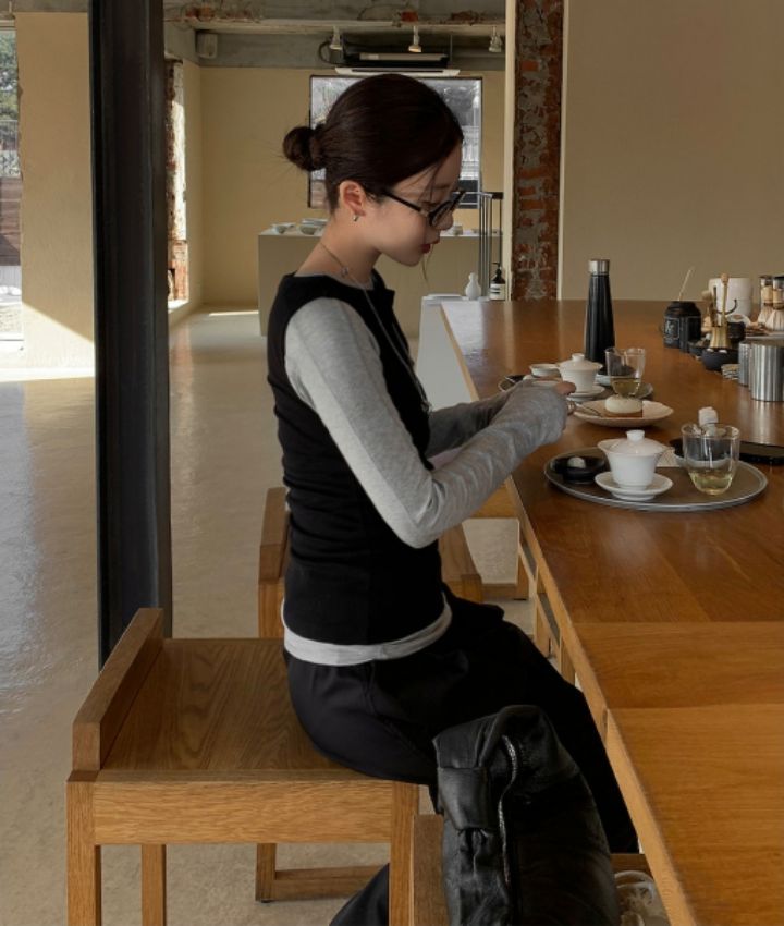 LIVE FOREVER韓國直郵女裝新品休閑職業熱賣推薦時尚休閑褲LIVE FOR_EVER休閑褲