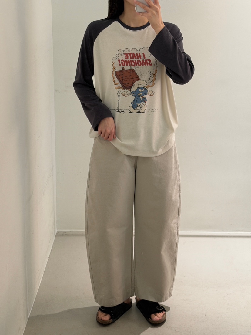 PEPPER-L韓國代購女士新品熱賣人氣真品休閑時尚長袖T恤PEPPER長袖T恤