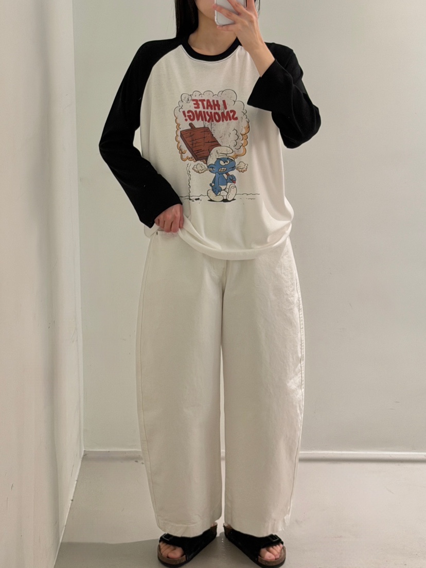 PEPPER-L韓國代購女士新品熱賣人氣真品休閑時尚長袖T恤PEPPER長袖T恤