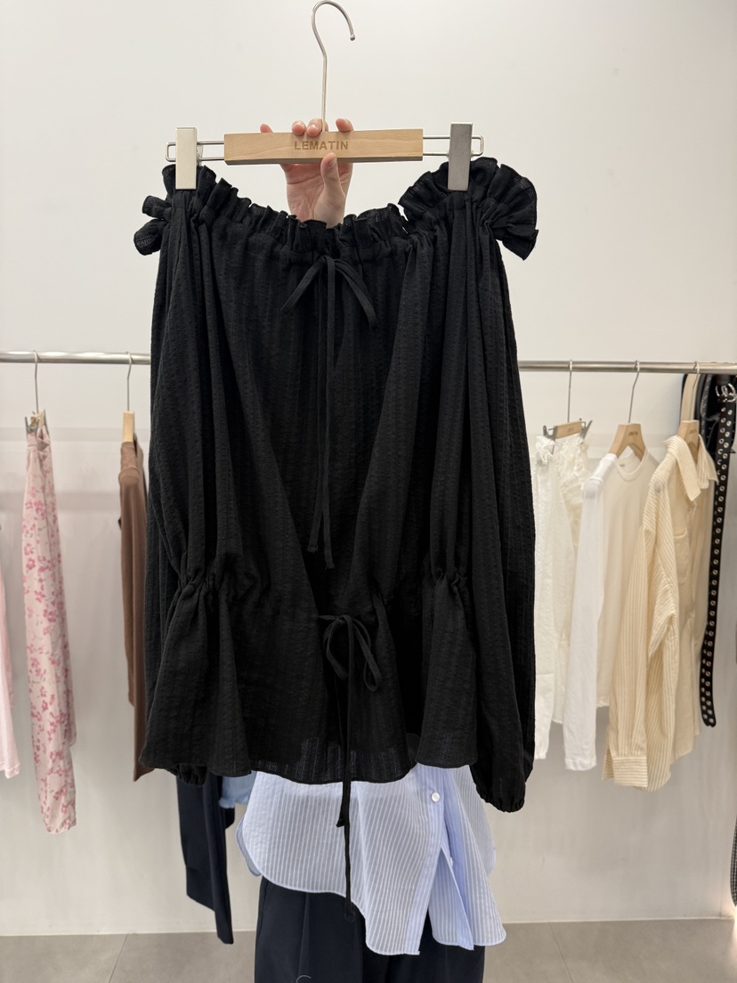 LEMATIN東大門代購女士新款26春夏時尚職業休閑襯衫蕾絲衫LEMATIN襯衫/蕾絲衫圖色2