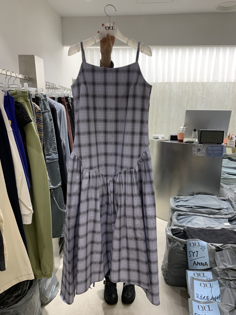 EYEL東大門代購女裝新品26春夏人氣時尚職業休閑真品連衣裙EYEL連衣裙圖色1