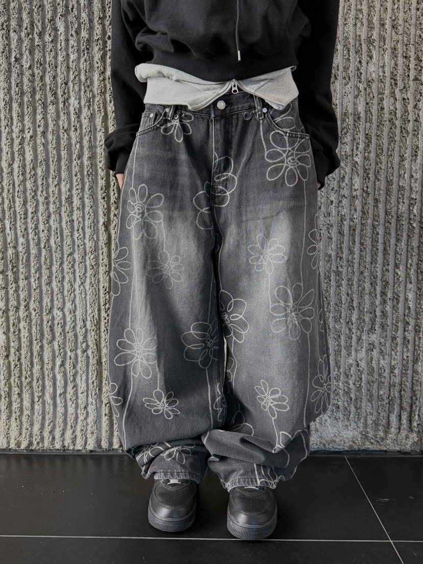 SEEOT韓國代購女士新品職業時尚推薦牛仔褲不含腰帶男女同款SEEOT牛仔褲