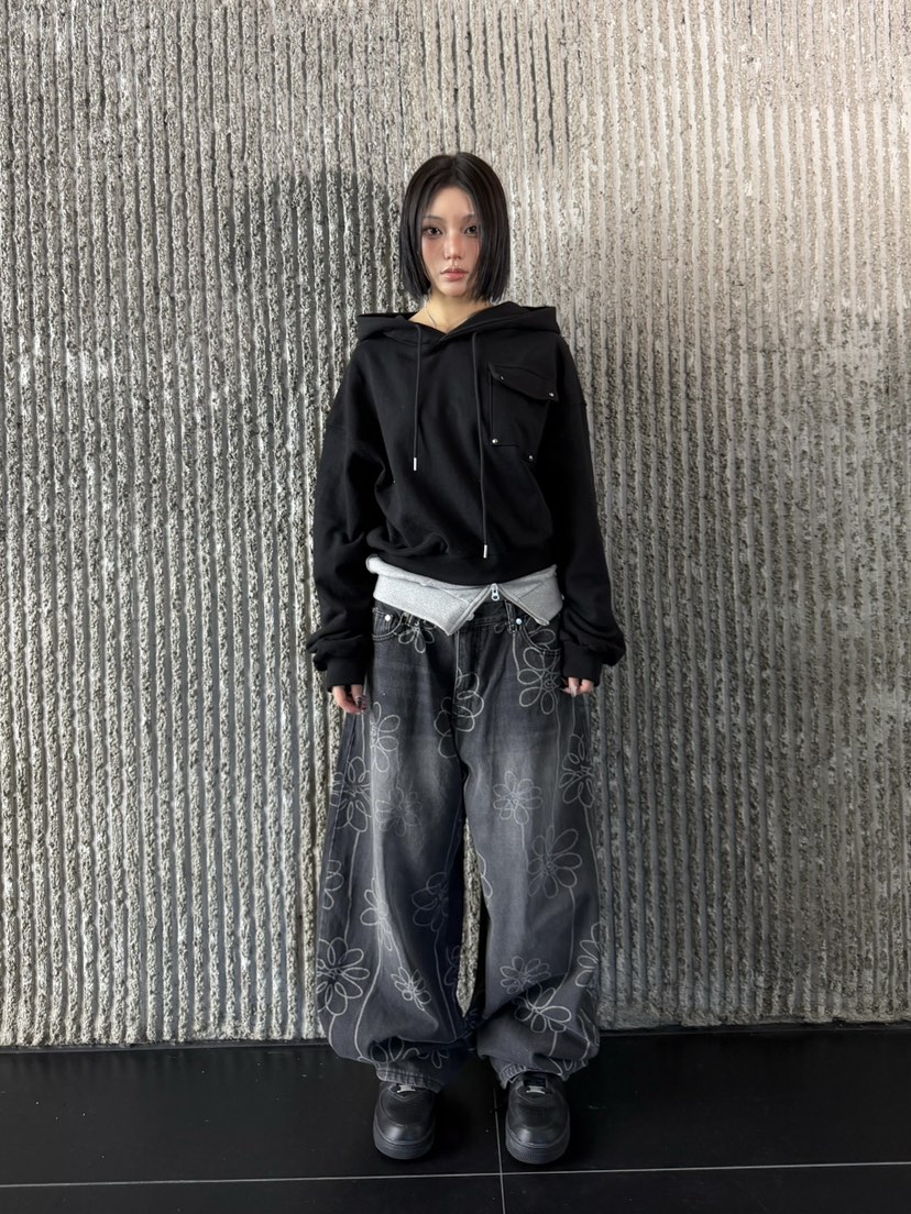 SEEOT韓國代購女士新品職業時尚推薦牛仔褲不含腰帶男女同款SEEOT牛仔褲