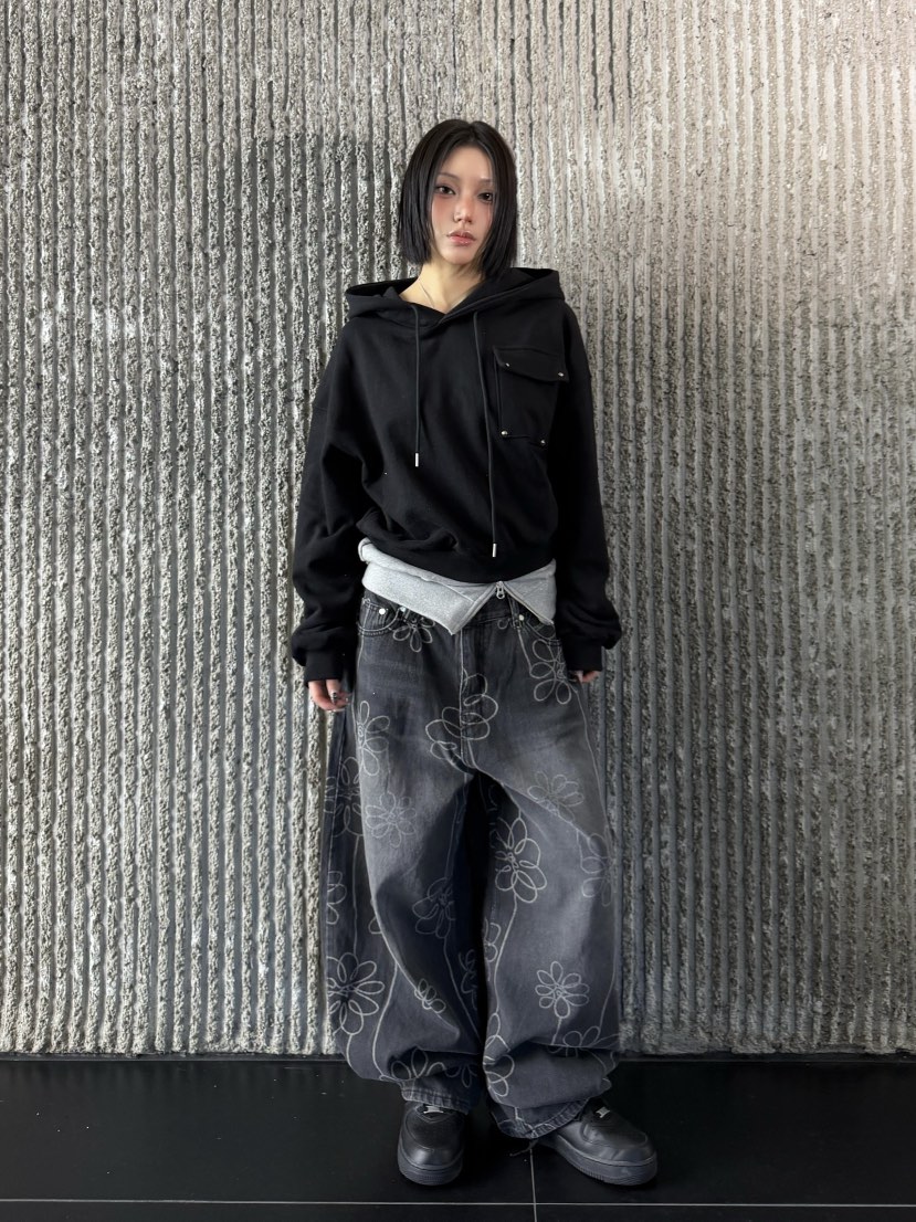 SEEOT韓國代購女士新品職業時尚推薦牛仔褲不含腰帶男女同款SEEOT牛仔褲