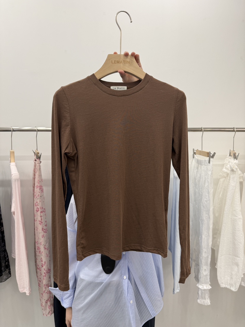 LEMATIN東大門直郵女裝新款真品人氣熱賣職業時尚長袖T恤LEMATIN長袖T恤圖色5