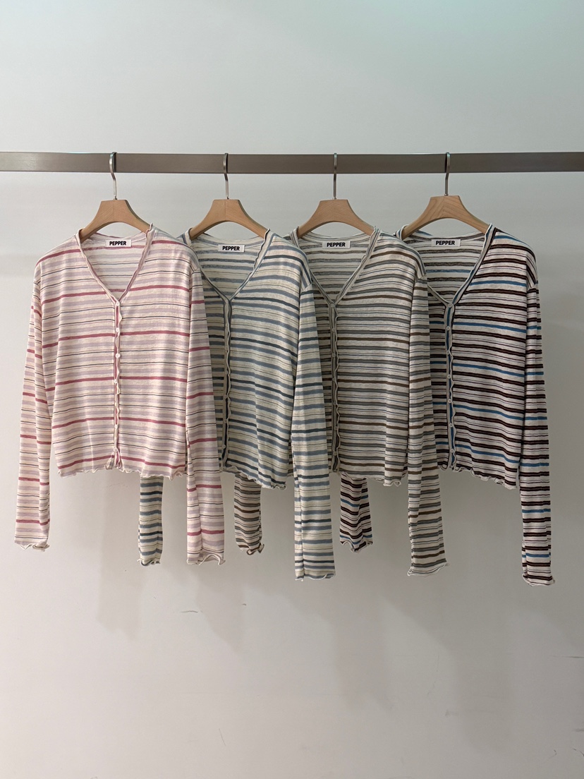 PEPPER-L東大門直郵女士新品職業真品時尚休閑人氣長袖T恤PEPPER長袖T恤