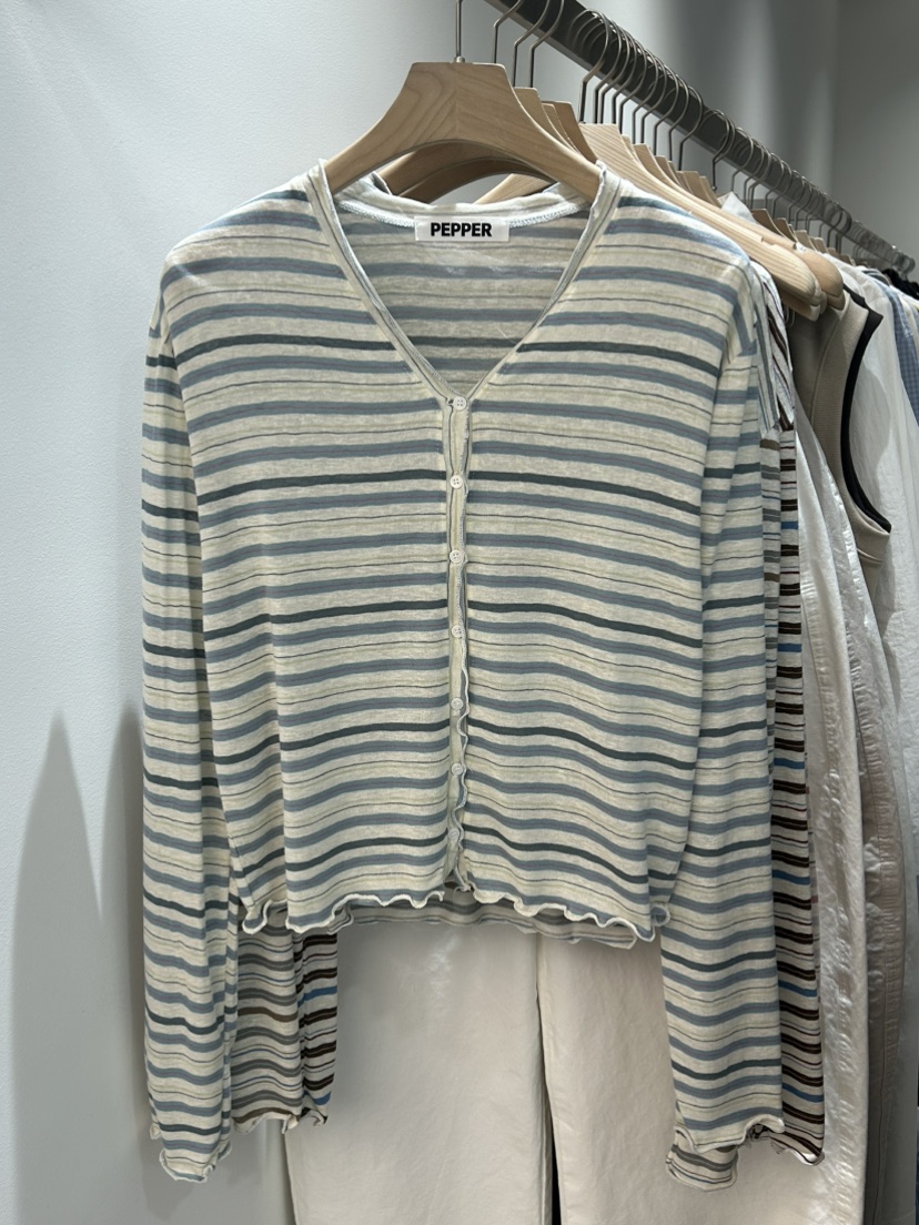 PEPPER-L東大門直郵女士新品職業真品時尚休閑人氣長袖T恤PEPPER長袖T恤圖色2