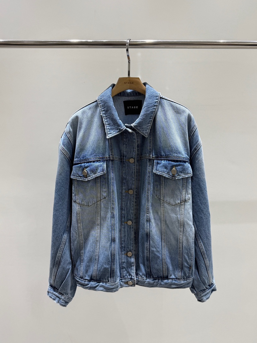 STAGE韓國直郵女士新款熱賣26春夏推薦時尚休閑真品職業夾克STAGE夾克圖色1
