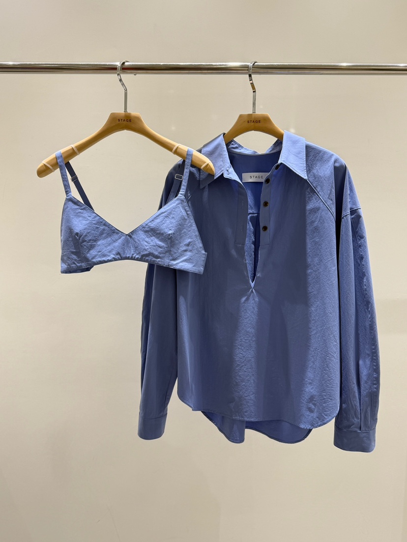 STAGE東大門直郵女士新品休閑時尚26春夏職業真品套裝填充STAGE套裝圖色2